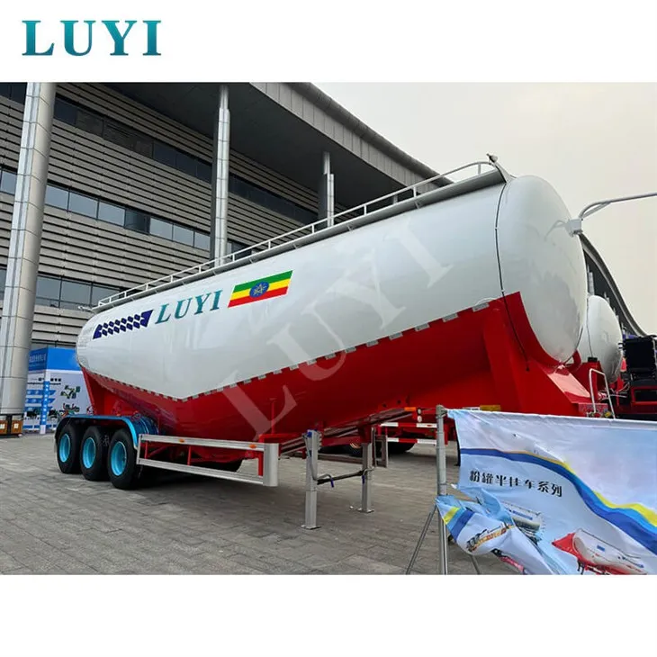 Lled-ôl-gerbyd Tanc Powdwr 3-Echel 57 Metrau Ciwbig