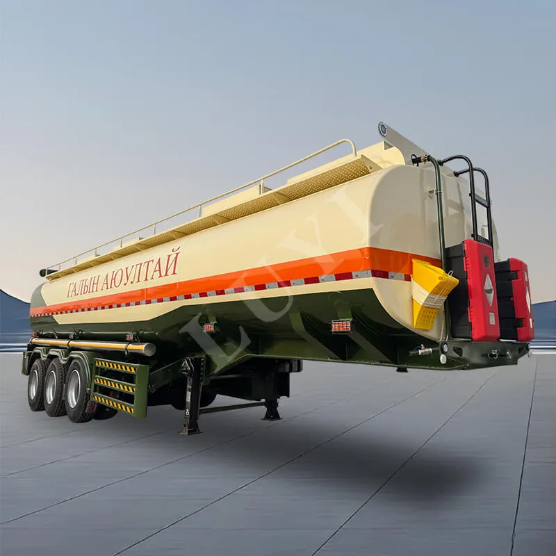 3 - echel 40,000-litr 4-compartment Tank Semi-Trailer
