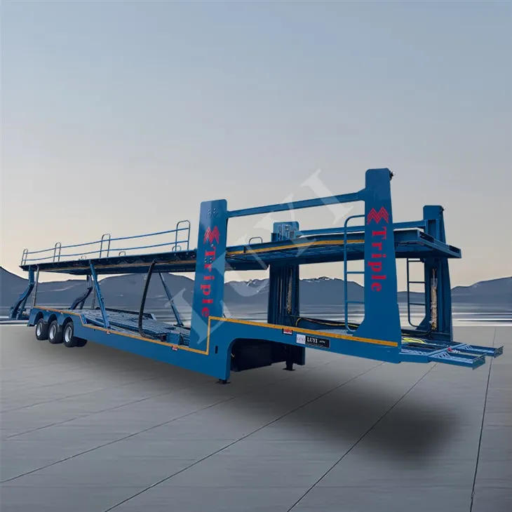 3 echel 40 troedfedd Double Double Car Transp Transport Ceir