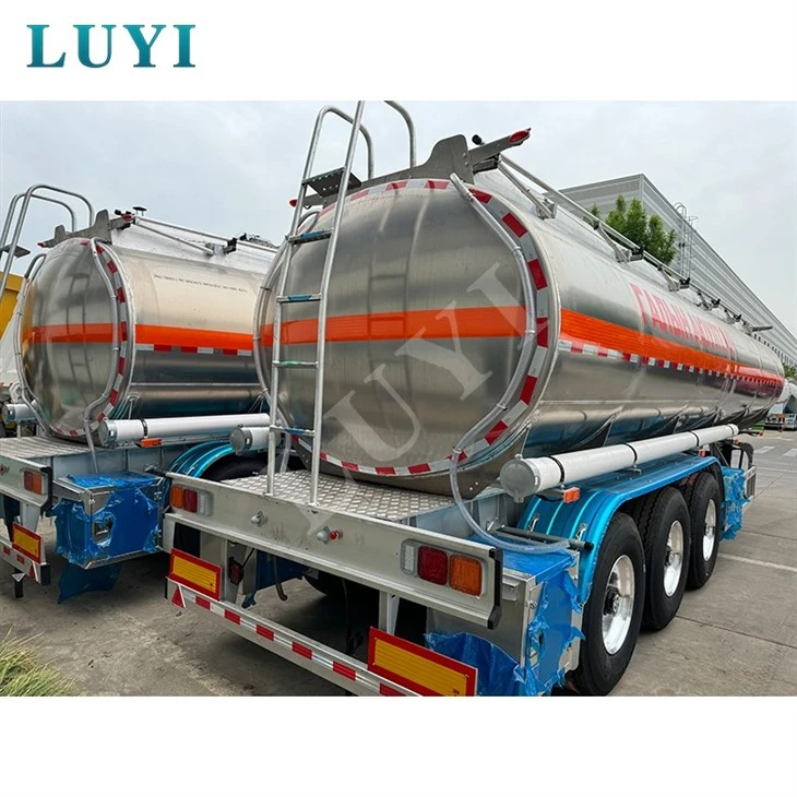 3 Axle 45,000 Liter Aluminum Alloy Oil Tank Semi Trailer best 3 Axle 45,000 Liter Aluminum Alloy Oil Tank Semi Trailer best
