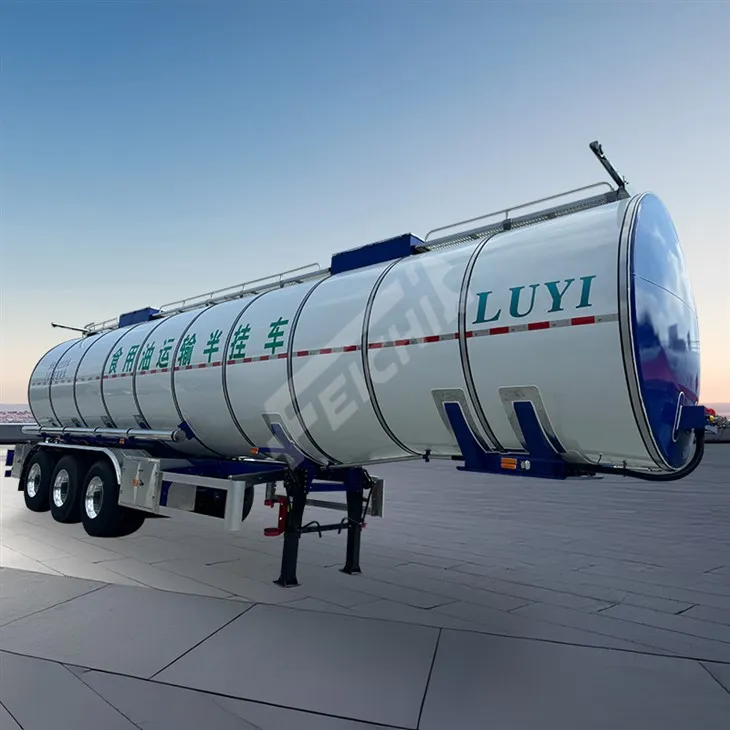 3 - Axle Customizable 40 - ciwbig - metr, 45-ciwbig-metr 2/3/4 4-compartment Tank Olew Semi-Trailer