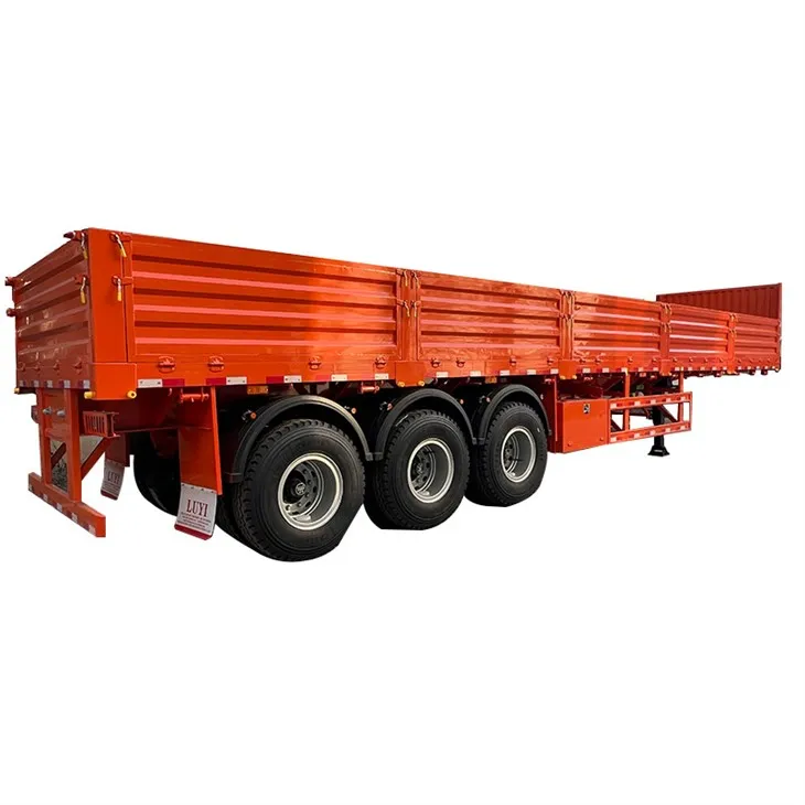 Trelar Ffens 3 Echel Cargo Wal Ochr Tryc Trelar Lled