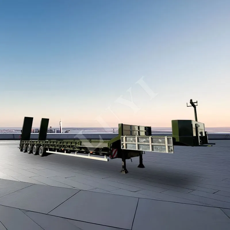 4 - echel 60-tunnell gooseneck Lowboy Semi-Drailer