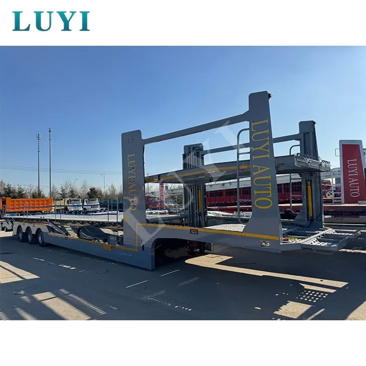 Galvanizing Process Carrying 8 Car Transport Semi Trailers factory