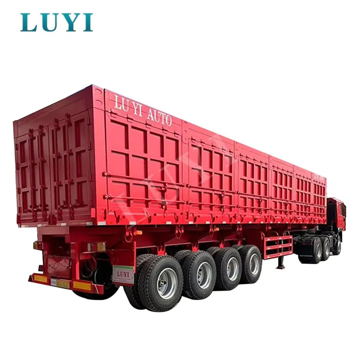 Trelar Lled-Dwmp 4 Echel ar gyfer Adeiladu A Mwyngloddio