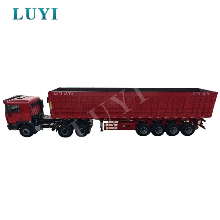 Trelar Semi Tipper Ochr Coch Cryfder Uchel