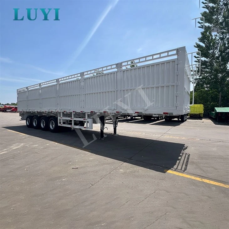 High Capacity 4 Axle 80 Ton Fence Semi Trailer best
