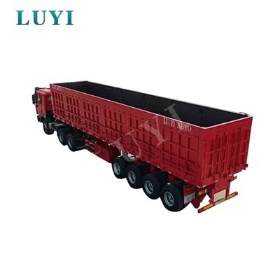 Trelar Lled-Trelar Dymp Ochr wedi'i Customized Uniongyrchol