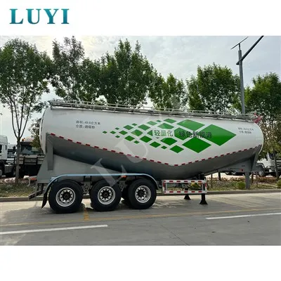 Tri -ôl -gerbyd tanc sment tair echel 50 metr ciwbig